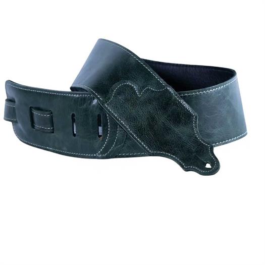 Franklin Jackson Hole Aged Cinghia per Chitarre in pelle - Emerald