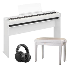 Yamaha P-225WH Piano Pack (Bianco)