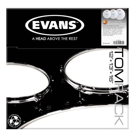 Evans G2 Skin Pack Standard Set Coated - 12", 13", 16"