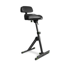 Gravity FM SEAT1 BR - sgabello regolabile in altezza con poggiapiedi e schienale