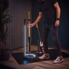 Gravity GS LS 01 NH B - Chitarre GLOW-STAND®, Neckhug