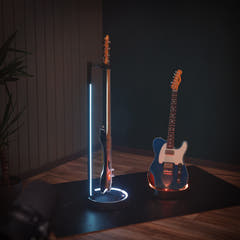 Gravity GS LS 01 NH B - Chitarre GLOW-STAND®, Neckhug