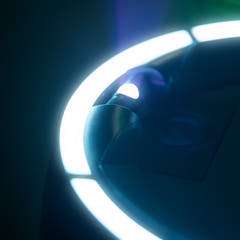Gravity GS LS 01 NH B - Chitarre GLOW-STAND®, Neckhug