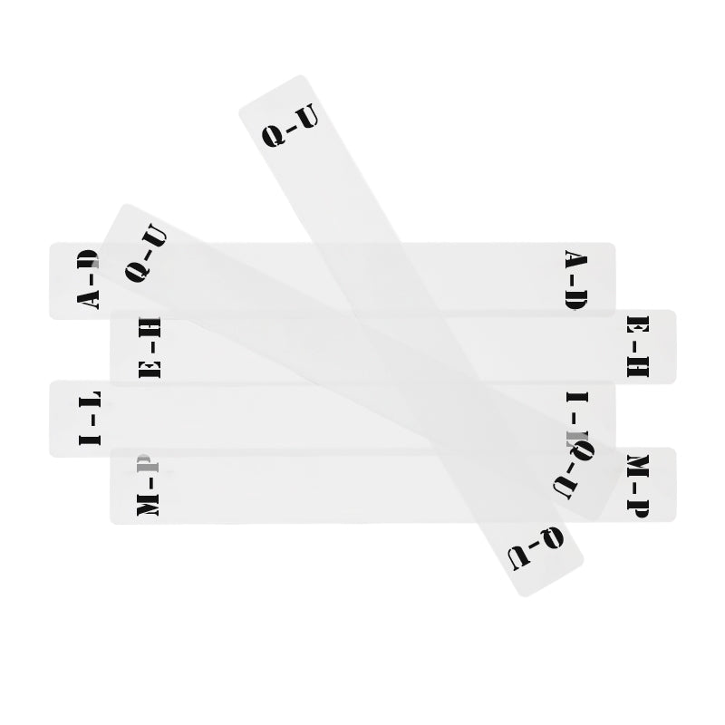 Divisori in acrilico per dischi in vinile (6 pezzi) (A-Z)