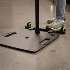 Gravity LA WI 1 - Set di ruote per supporti con piastra di base
