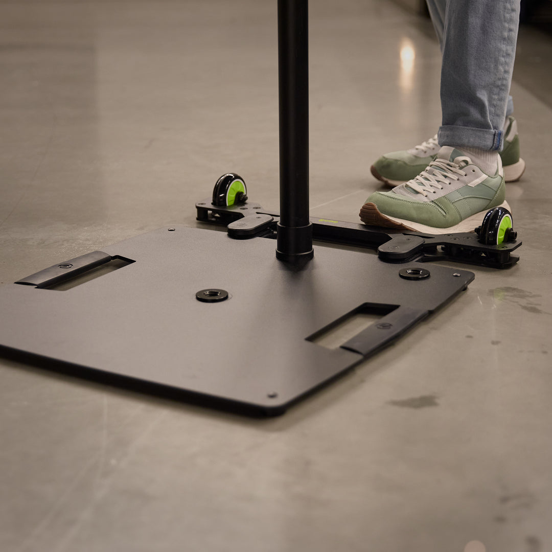 Gravity LA WI 1 - Set di ruote per supporti con piastra di base