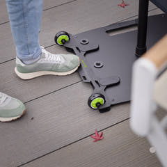 Gravity LA WI 1 - Set di ruote per supporti con piastra di base