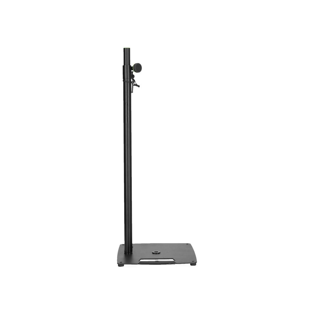 Gravity LS 431 C B - Supporto per luci e altoparlanti con base in acciaio compatta e quadrata e possibilità di montaggio decentrato