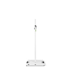 Gravity LS 431 W - Supporto per luci con base quadrata in acciaio e possibilità di montaggio eccentrico