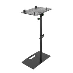 Gravity LTS T 02 B - Supporto universale per laptop con perni di sostegno regolabili e base in acciaio, nero