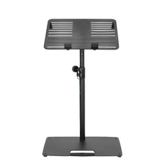 Gravity LTS T 02 B - Supporto universale per laptop con perni di sostegno regolabili e base in acciaio, nero