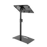 Gravity LTS T 02 B - Universelt laptopstativ med justerbare holdepinde og stålbase, sort