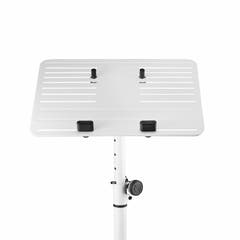 Gravity LTS T 02 W - supporto universale per laptop con perni di sostegno regolabili e base in acciaio