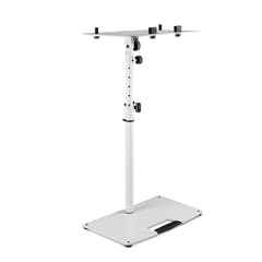 Gravity LTS T 02 W - supporto universale per laptop con perni di sostegno regolabili e base in acciaio
