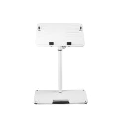 Gravity LTS T 02 W - supporto universale per laptop con perni di sostegno regolabili e base in acciaio