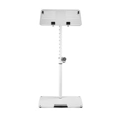 Gravity LTS T 02 W - supporto universale per laptop con perni di sostegno regolabili e base in acciaio