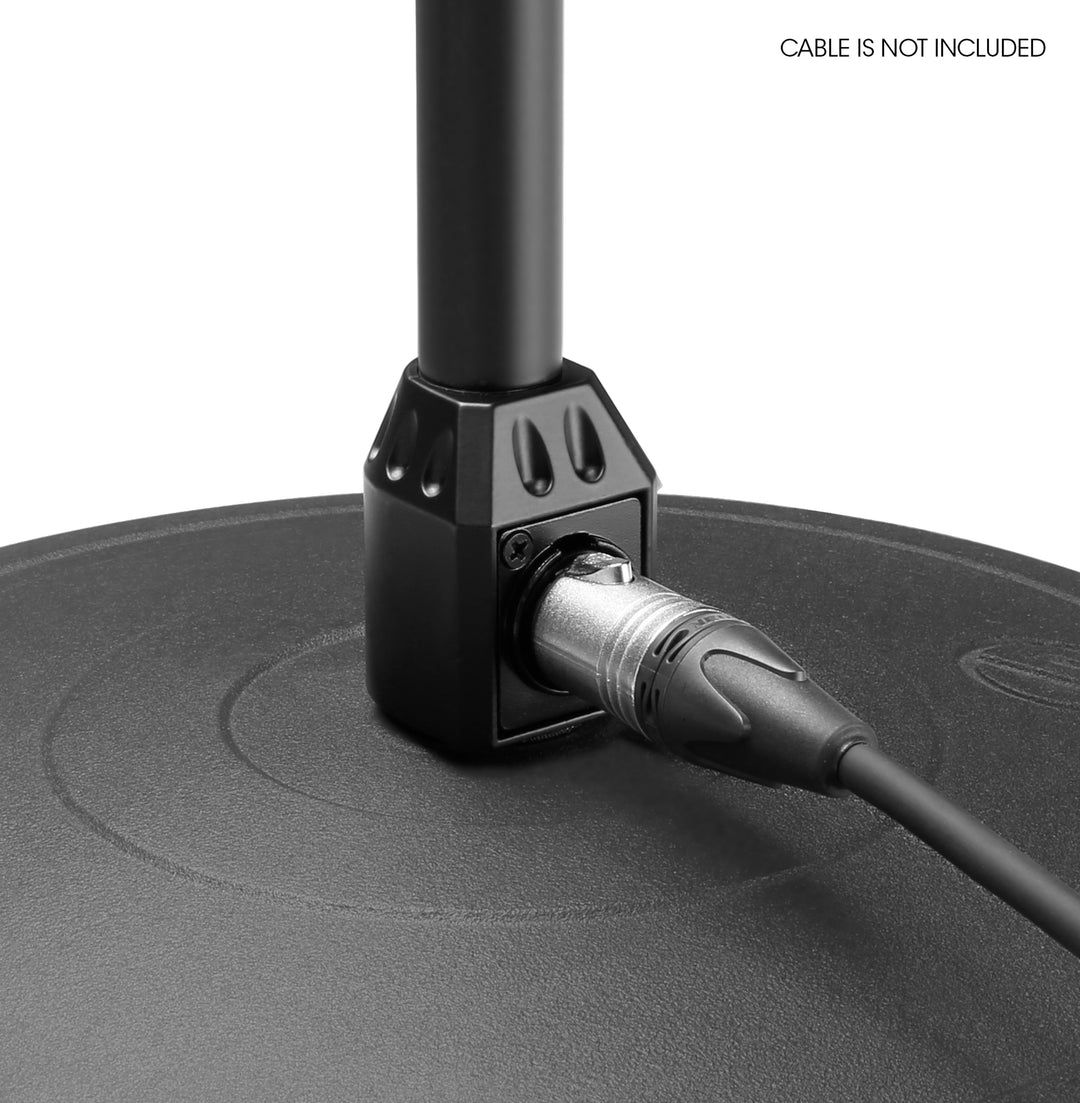 Gravity MS 23 XLR B - Supporto per microfono con connettore XLR e collo di cigno