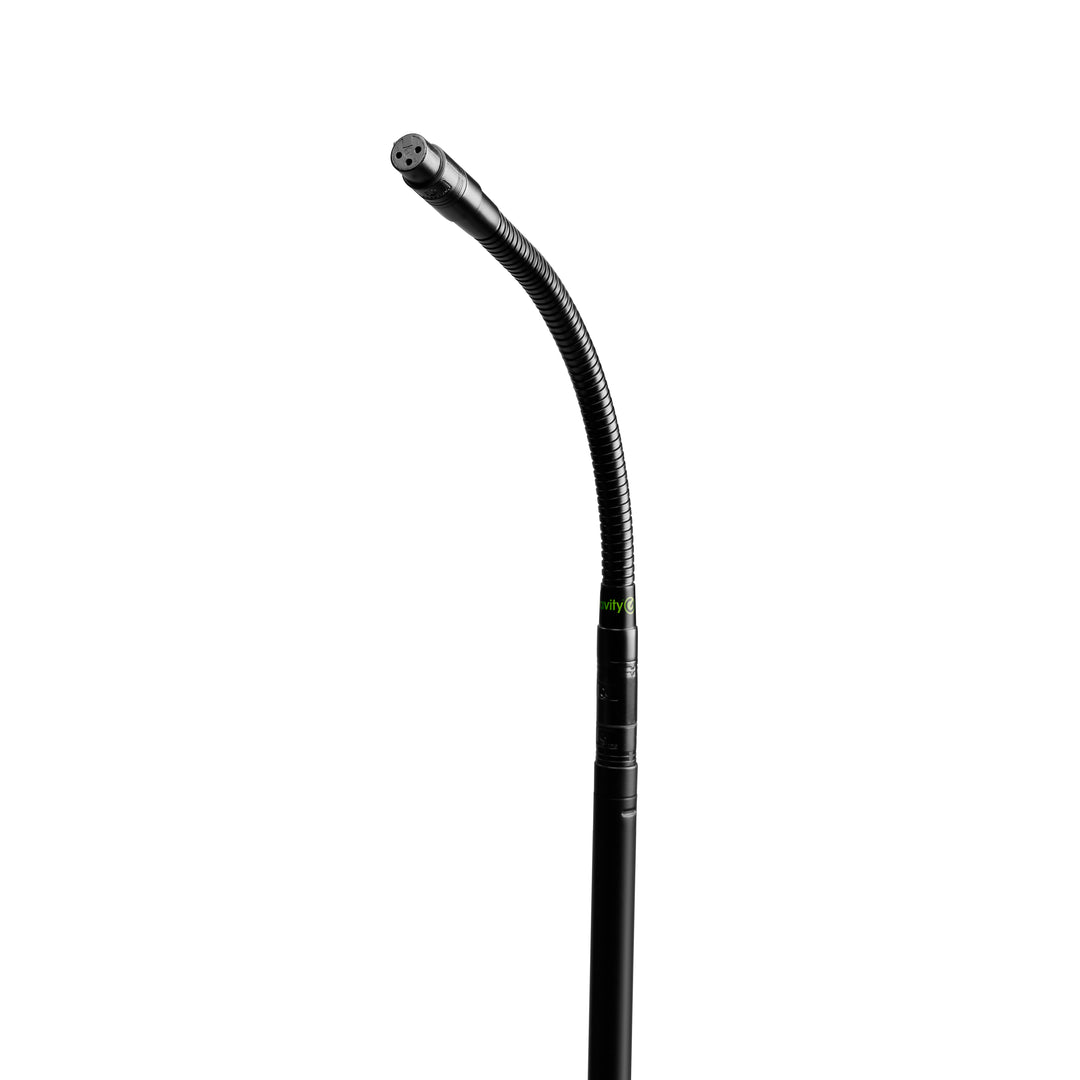 Gravity MS 23 XLR B - Supporto per microfono con connettore XLR e collo di cigno