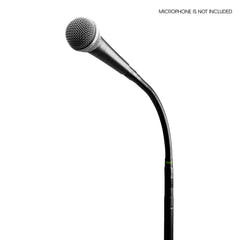 Gravity MS 23 XLR B - Supporto per microfono con connettore XLR e collo di cigno