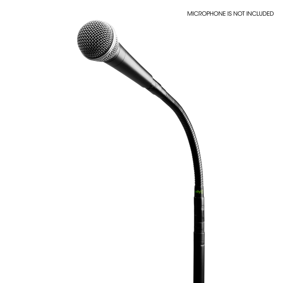 Gravity MS 23 XLR B - Supporto per microfono con connettore XLR e collo di cigno
