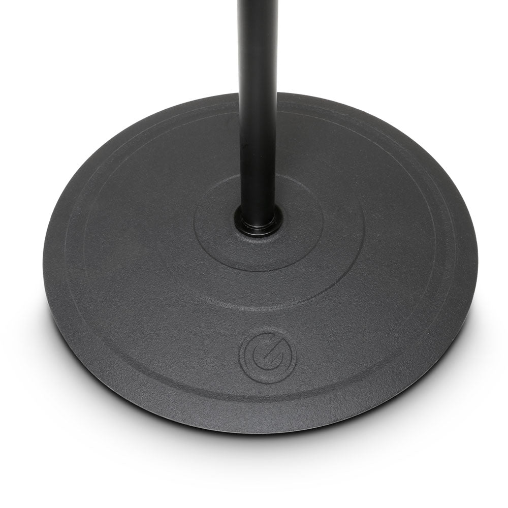 Gravity MS 23 - Supporto per microfono con base rotonda, nero