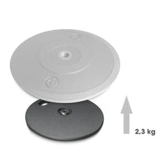 Gravity MS 2 WP - Piastra di peso per supporti microfonici con base rotonda