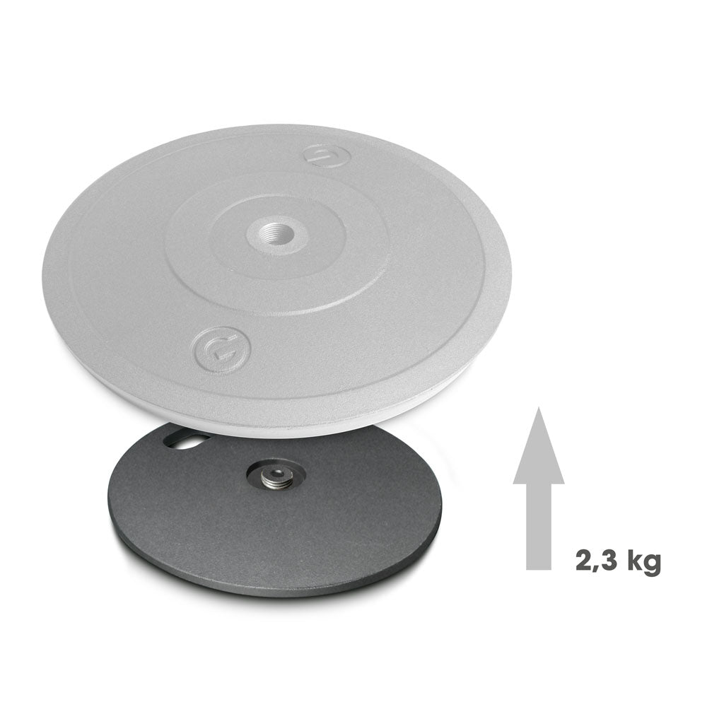 Gravity MS 2 WP - Piastra di peso per supporti microfonici con base rotonda