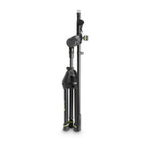 Gravity MS 3122 HDB - Supporto microfonico corto e robusto per uso intenso con treppiede pieghevole