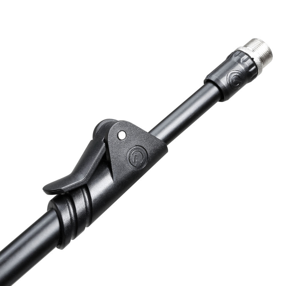 Gravity MS 3122 HDB - Supporto microfonico corto e robusto per uso intenso con treppiede pieghevole