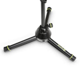 Gravity MS 3122 HDB - Supporto microfonico corto e robusto per uso intenso con treppiede pieghevole
