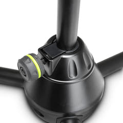 Gravity MS 3122 HDB - Supporto microfonico corto e robusto per uso intenso con treppiede pieghevole