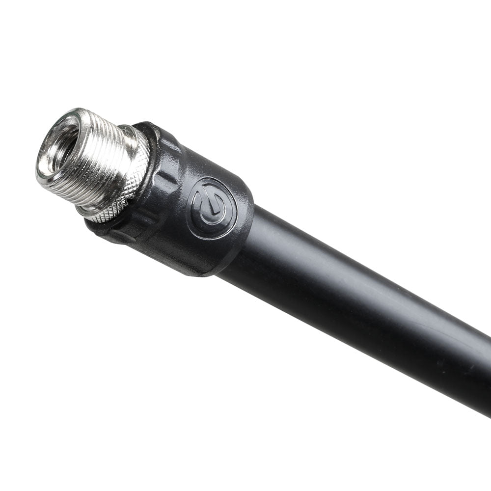 Gravity MS 4221 B - Kort mikrofonstativ med foldbar trefodsfod og 2-punkts justerbar boomarm
