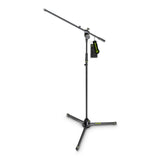 Gravity MS 4321 B - Supporto per microfono con base pieghevole a treppiede e braccio con regolazione a 2 punti