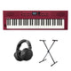 Roland GO:KEYS 3 Starter Pack (Dark Red)