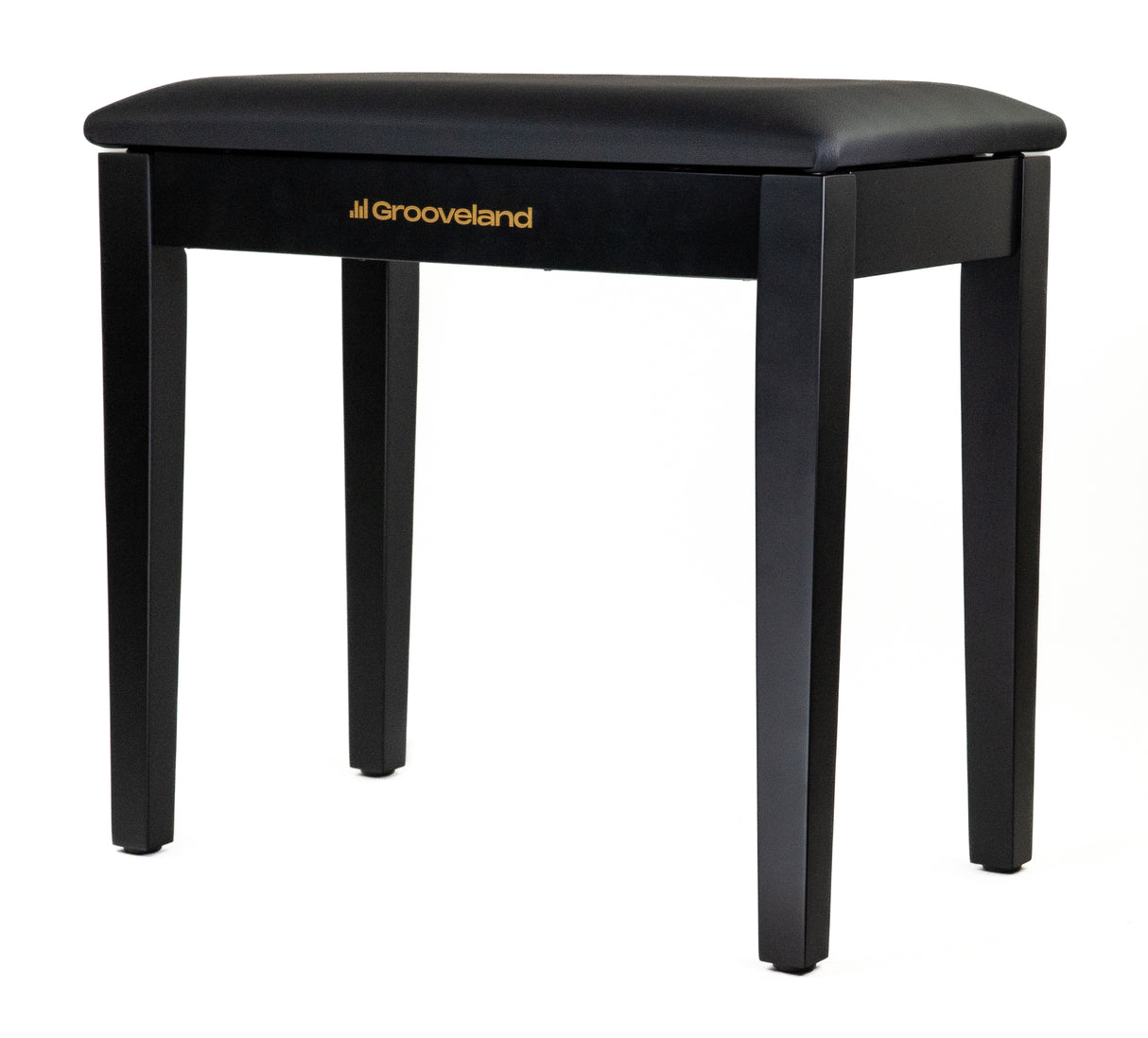 Grooveland KB100 Panchina per pianoforte (Nero opaco)
