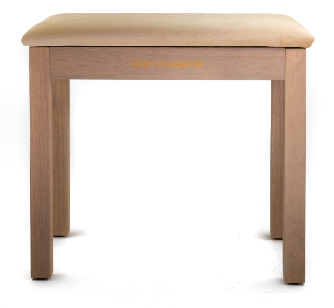 Grooveland KB150 Panchina per Pianoforte (Legno/Beige)