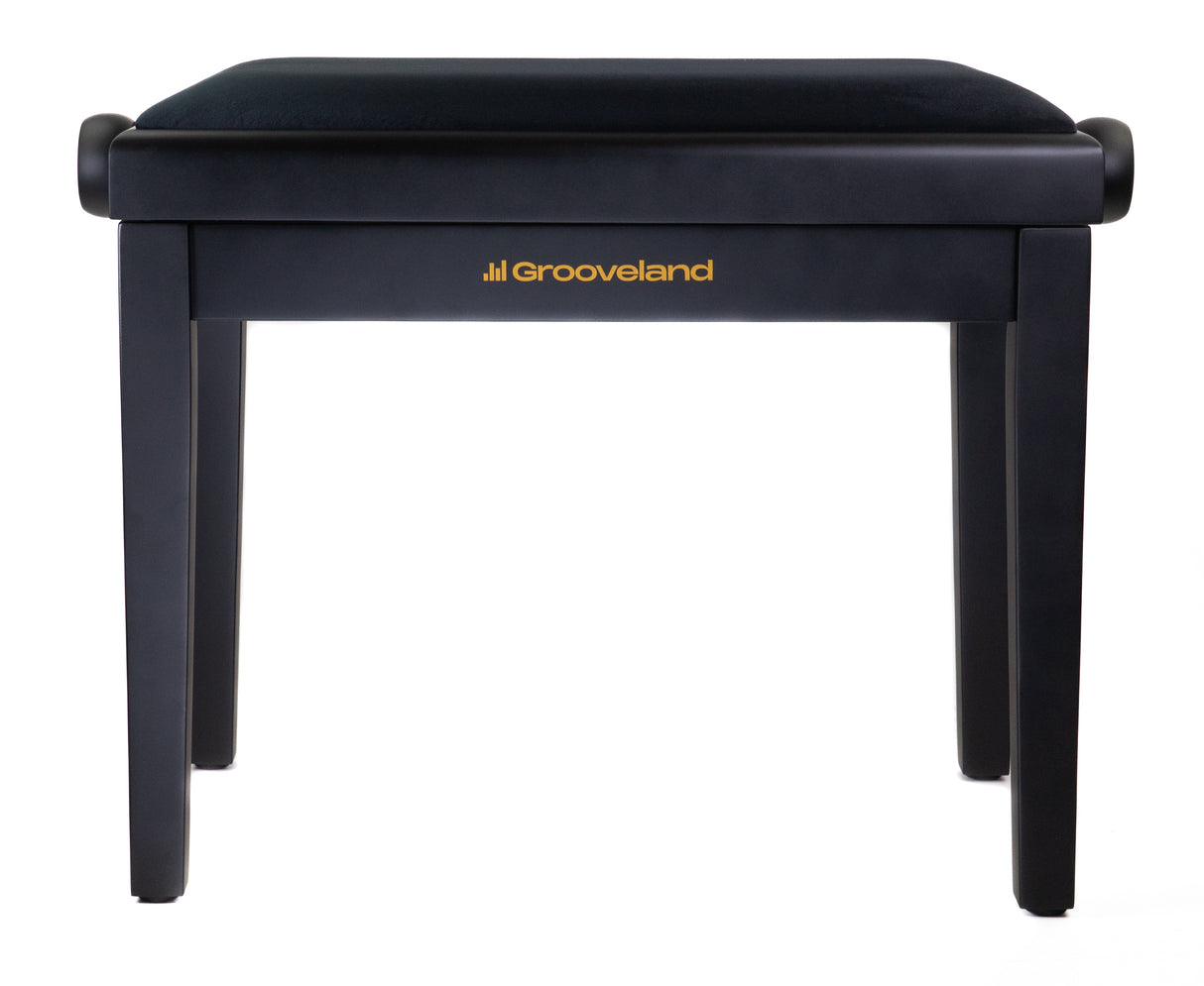 Grooveland KB200 Panchina per pianoforte (Nero Opaco)
