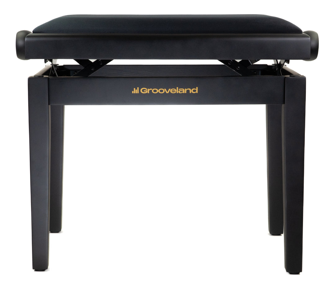 Grooveland KB200 Panchina per Pianoforte (Matte Black)