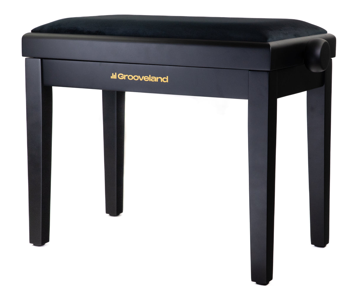 Grooveland KB200 Panchina per pianoforte (Nero Opaco)