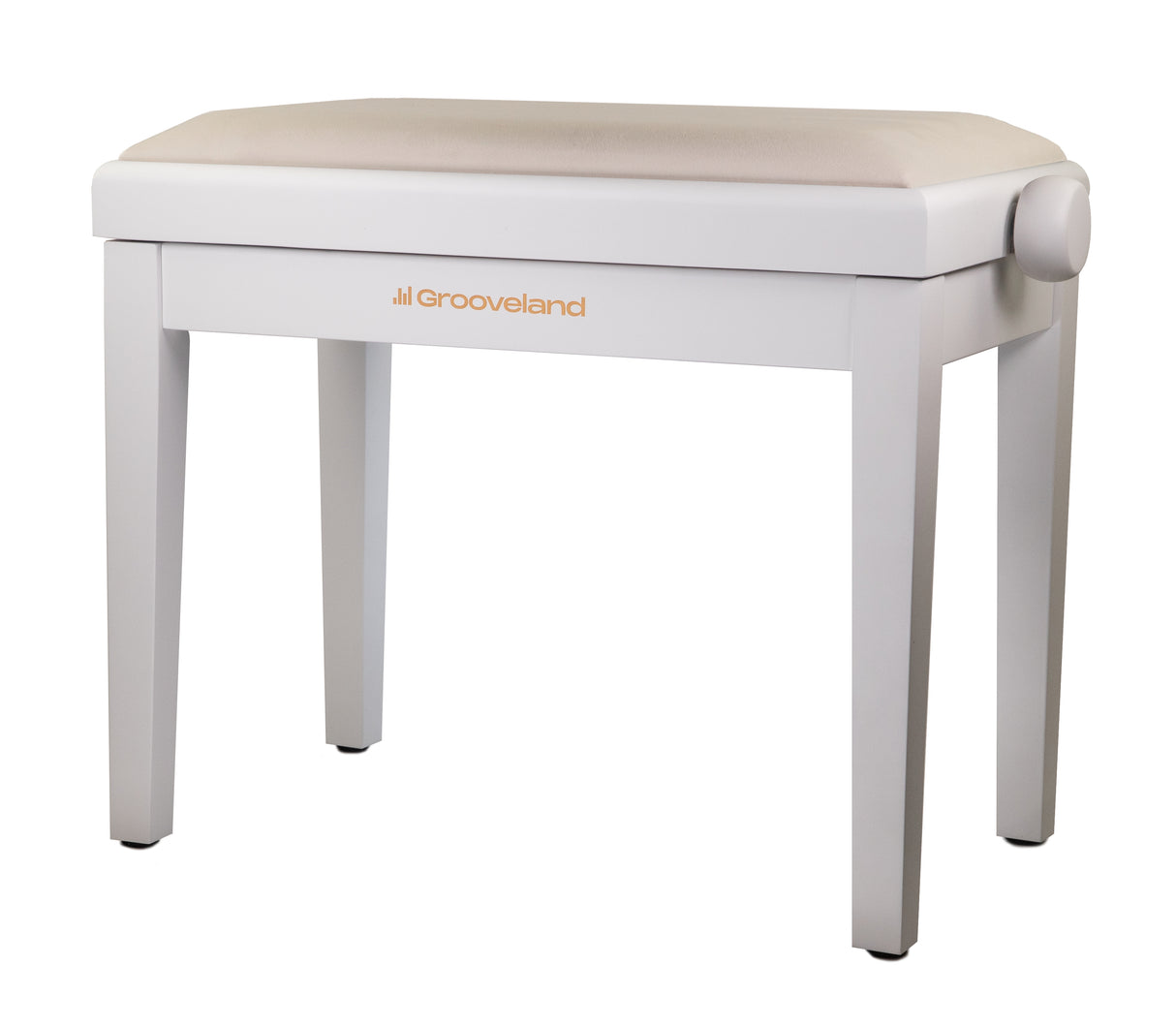 Grooveland KB200 Panchina per pianoforte (Bianco Opaco)