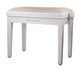 Grooveland KB200 Panchina per pianoforte (Bianco Opaco)