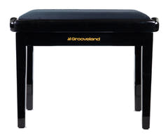 Grooveland KB200 Panchina per Pianoforte (Nero Lucido)