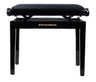 Grooveland KB200 Panchina per Pianoforte (Nero Lucido)