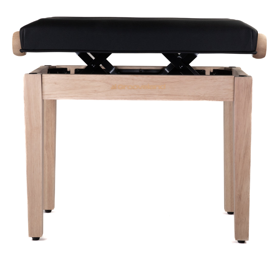 Grooveland KB300 Panchina per Pianoforte (Naturale/nero)