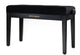 Grooveland KB320 Panchina doppia per pianoforte (Nero opaco)