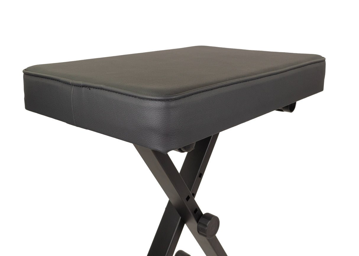 Grooveland KB50MS Panchina per pianoforte (Nero Opaco)