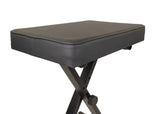 Grooveland KB50MS Panchina per pianoforte (Nero Opaco)