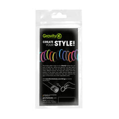 Gravity RP 5555 ORG 1 - set universale di anelli a gravità, arancione elettrico