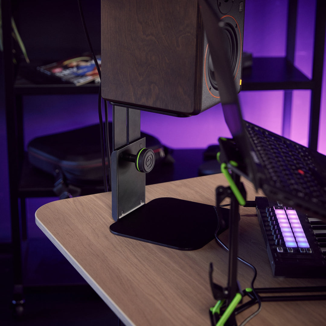 Gravity SP 3102 C B - Supporto da tavolo compatto per monitor da studio