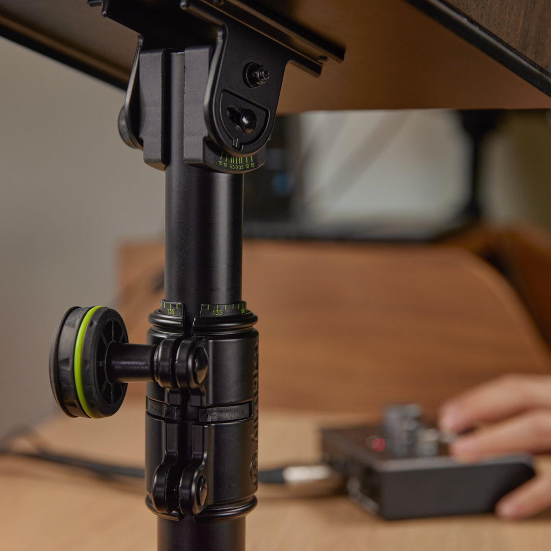 Gravity SP 3102 TM - Supporto flessibile per monitor da studio con morsetto da tavolo